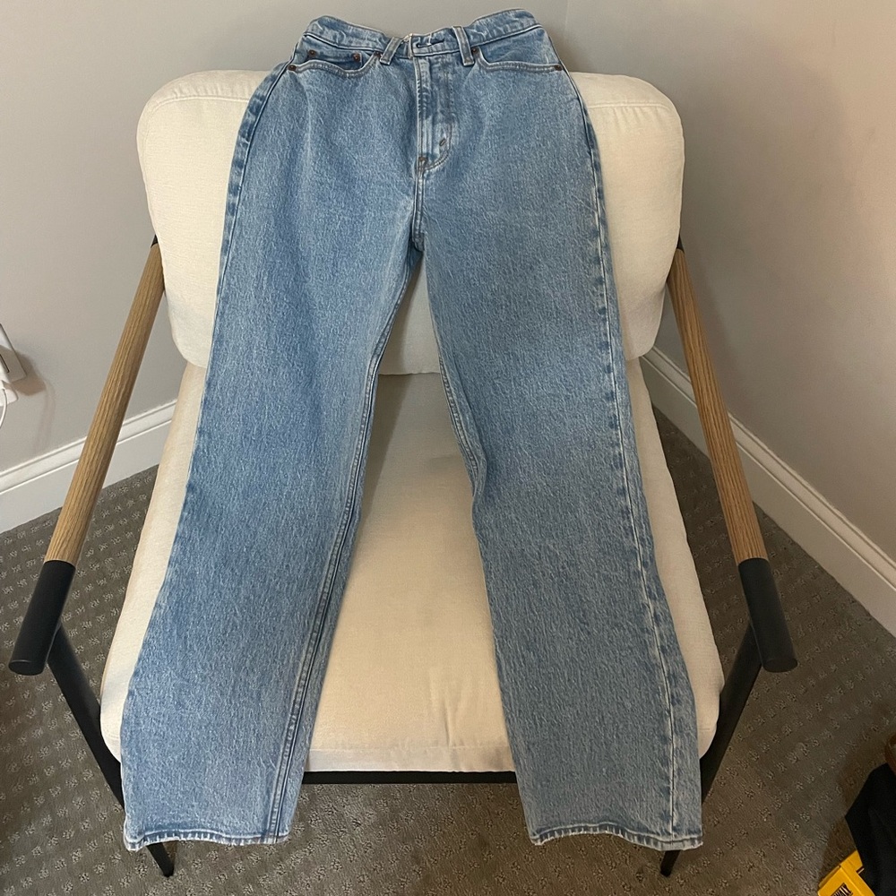 Abercrombie 90s straight ultra high-rise Jeans